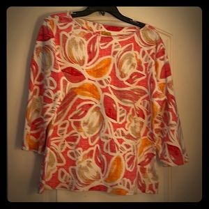 Stretch cotton tee